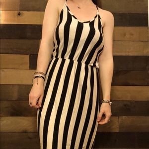 Striped maxi dress